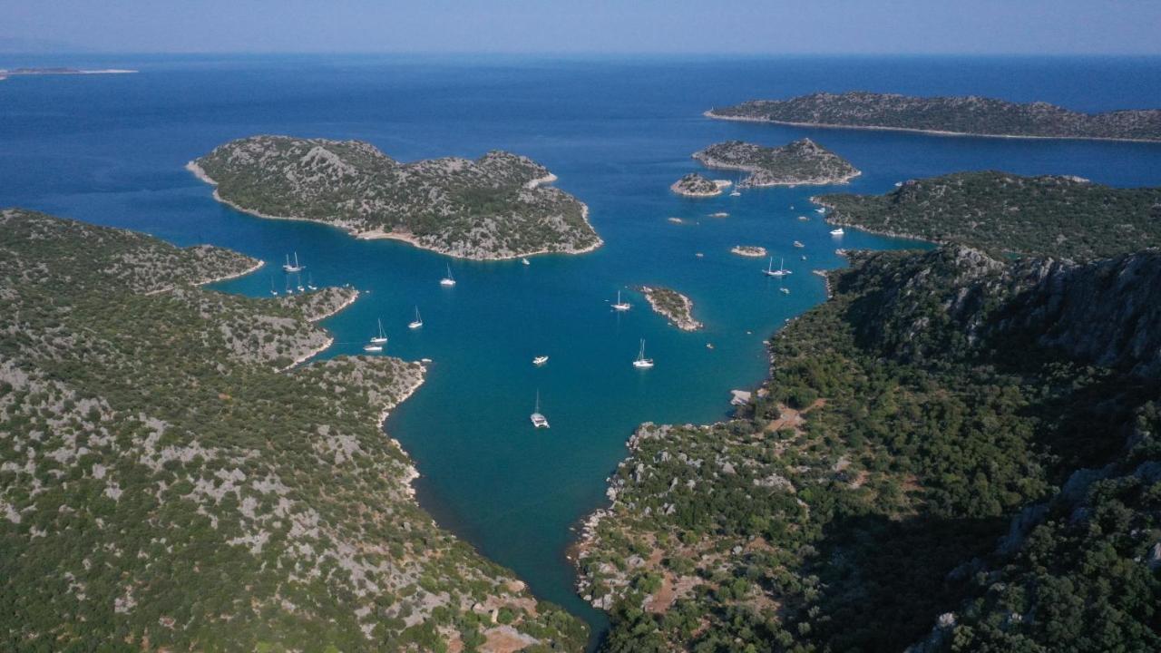 Istlada Tas Ev Apart - Kekova View Kapaklı エクステリア 写真
