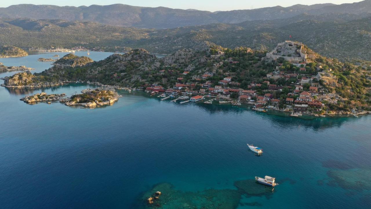 Istlada Tas Ev Apart - Kekova View Kapaklı エクステリア 写真